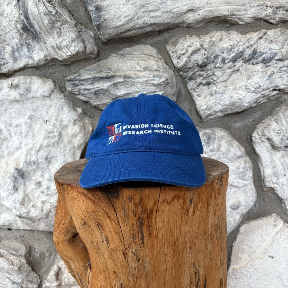 Invasion Science Research Institute Blue Baseball Cap
